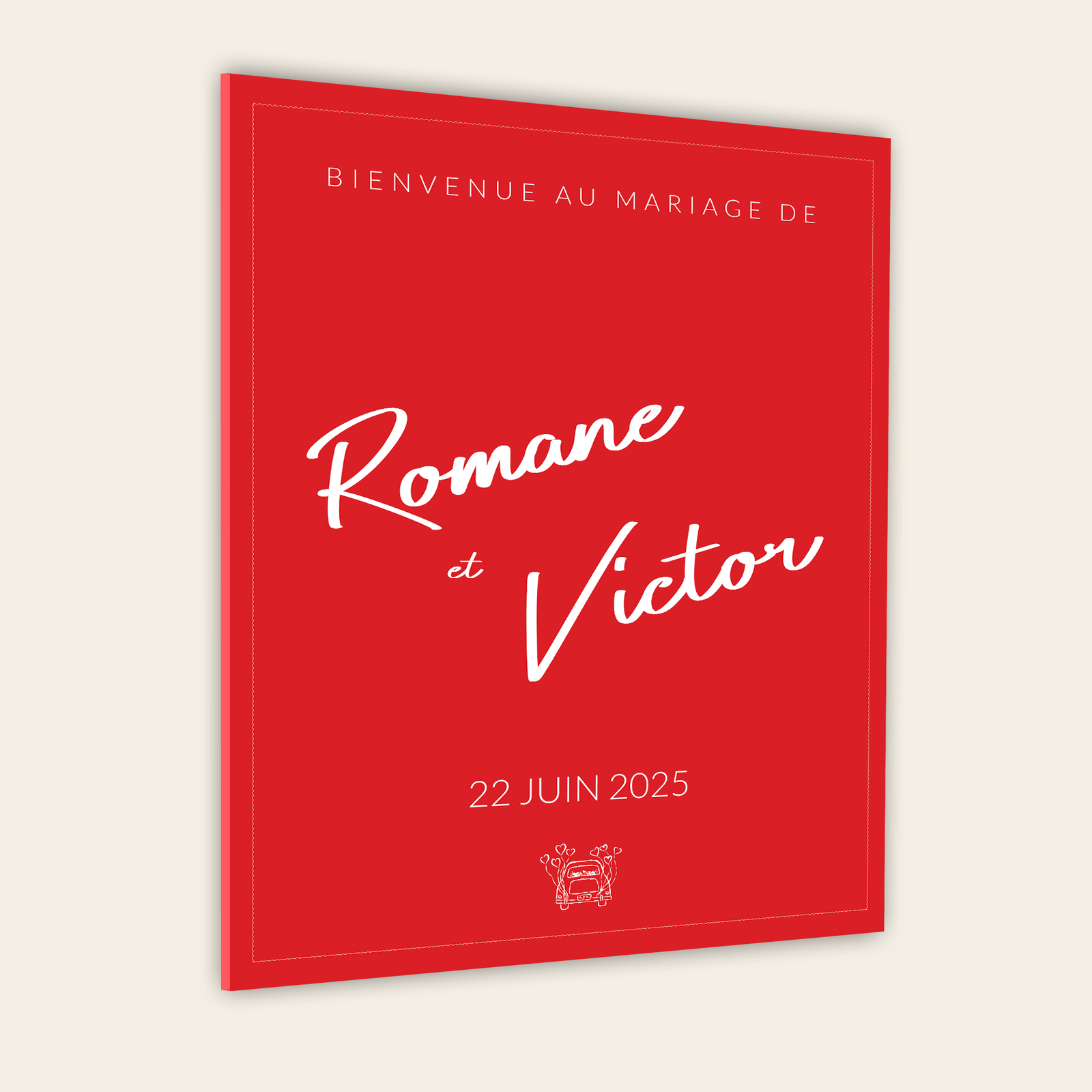 PANNEAU DE BIENVENUE