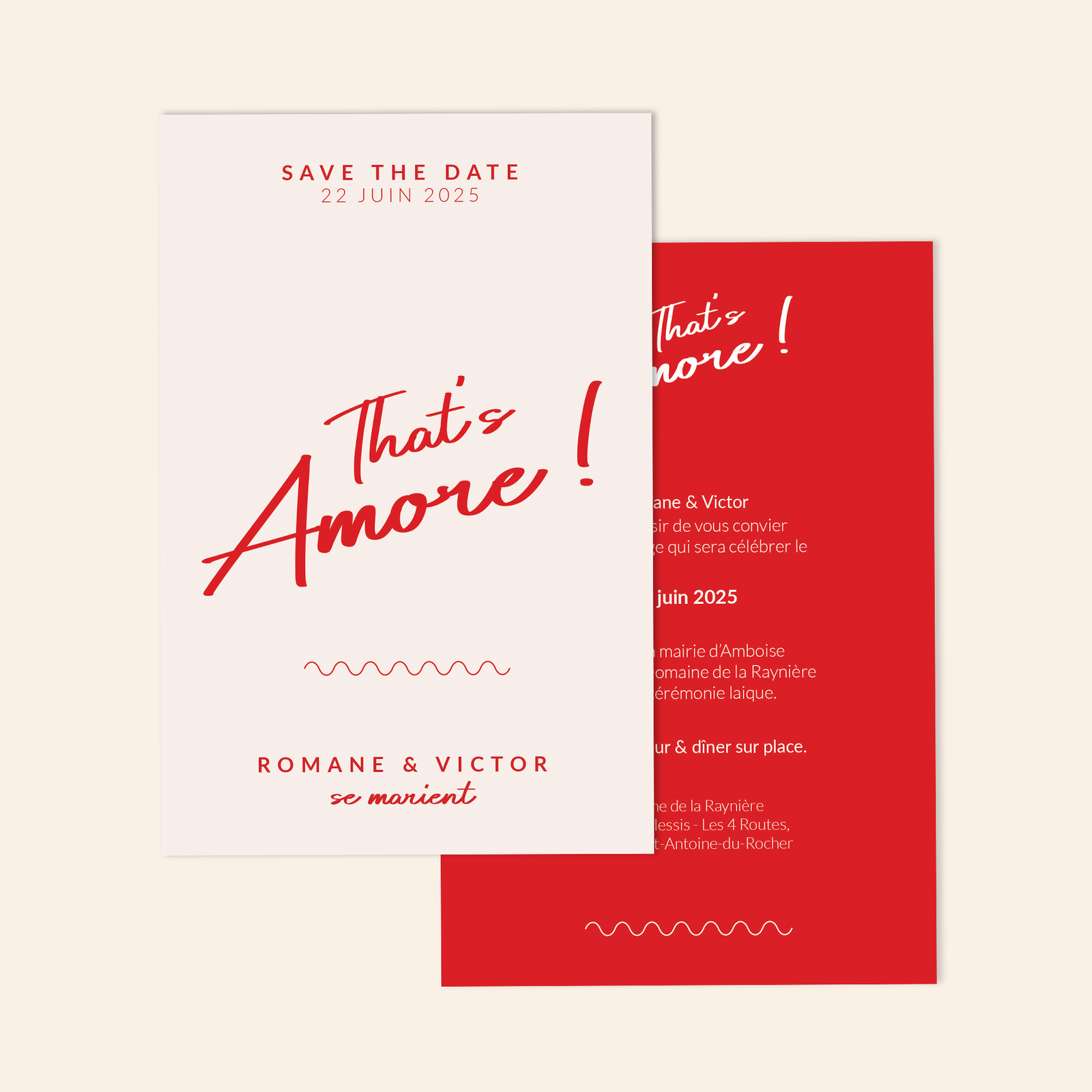 FAIRE-PART | That's Amore !